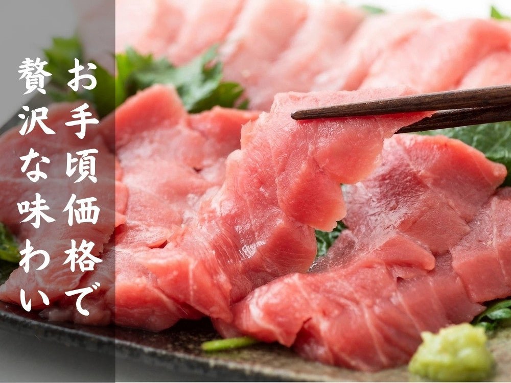 豊洲市場直卸海鮮通販【訳あり品】本マグロ 赤身中トロ混在 400g